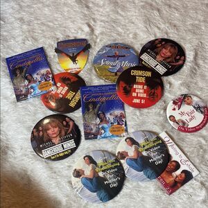Vintage Walmart promo  movie pins bundle